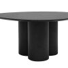 Table Miliboo | Table Basse Design Bois Noir L78 Cm Hollen