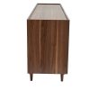 Rangement Miliboo | Buffet Vintage En Bois Fonc 4 Portes L180 Cm Sanaa