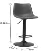 Chaise & Tabouret Miliboo Tabouret De Bar | Tabourets De Bar Vintage R Glables Pivotants Marron Clair (Lot De 2) New Rock