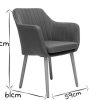 Canap & Fauteuil Miliboo Fauteuil Design | Chaise Scandinave En Tissu Bleu Canard Et Bois Clair Aleyna