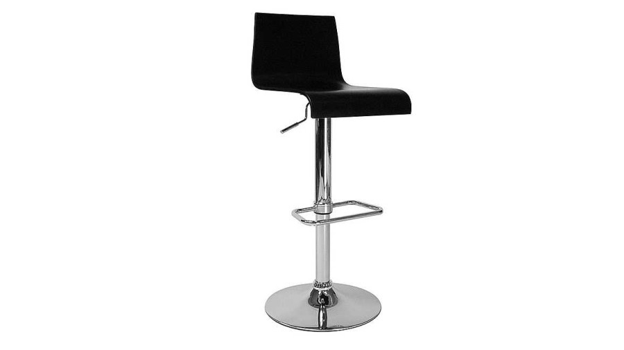 Chaise & Tabouret Miliboo Tabouret De Bar | Tabouret De Bar / Cuisine Noir Moderne Newsurf (Lot De 2)