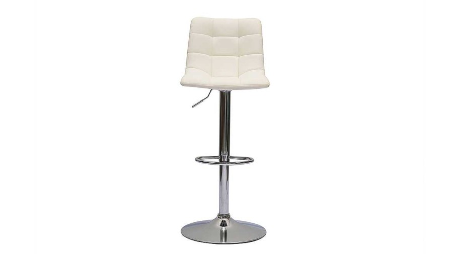 Chaise & Tabouret Miliboo Tabouret De Bar | Tabourets De Bar R Glables Design Blancs (Lot De 2) Maxwell