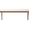 Table Miliboo Table Extensible | Table Manger Scandinave Extensible Blanche Pieds Bois Rectangulaire L180-260 Cm Delah