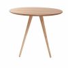 Table Miliboo Table Manger Fixe | Table Manger Ronde Bois Clair D90 Cm Artik