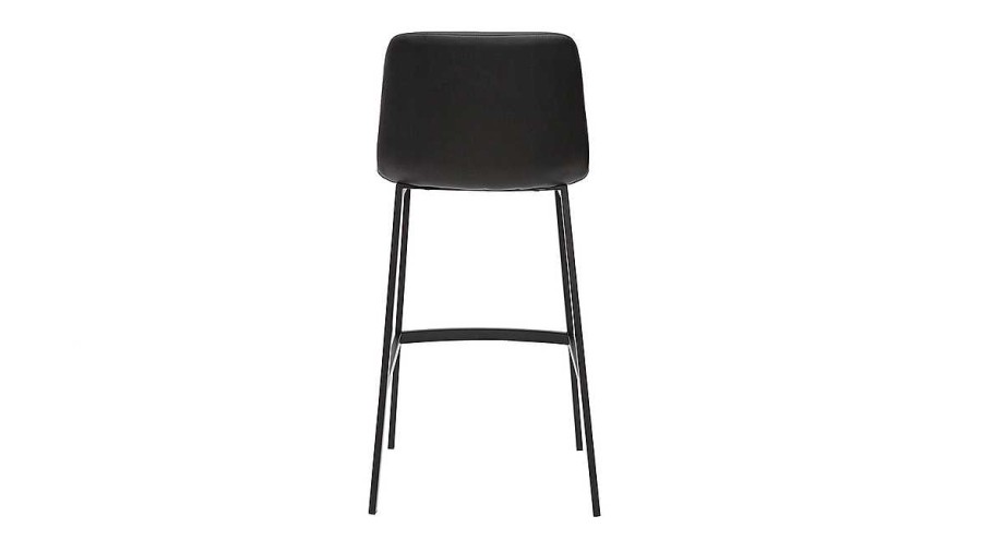 Chaise & Tabouret Miliboo Tabouret De Bar | Tabourets De Bar Design Noirs H75 Cm (Lot De 2) Arsene