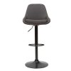 Chaise & Tabouret Miliboo Tabouret De Bar | Tabourets De Bar Design R Glables Gris Fonc (Lot De 2) Holo