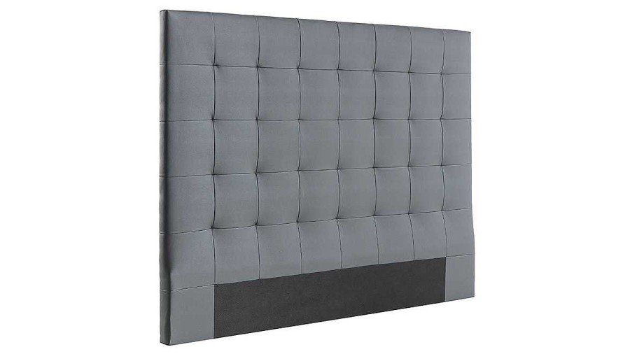 Chambre Miliboo | T Te De Lit Capitonn E Gris Fonc L160 Cm Halciona