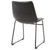 Chaise & Tabouret Miliboo Chaise Design | Chaises Industrielles Noires (Lot De 2) New Rock