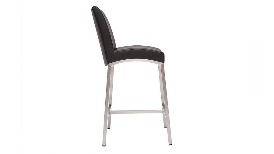 Chaise & Tabouret Miliboo Tabouret De Bar | Tabourets De Bar Design Noirs H70 Cm (Lot De 2) Olly