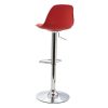 Chaise & Tabouret Miliboo Tabouret De Bar | Tabourets De Bar Design Rouges (Lot De 2) Steevy