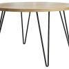 Table Miliboo Table Manger Fixe | Table Manger Ronde En Bois Manguier Massif D116 Cm Vibes