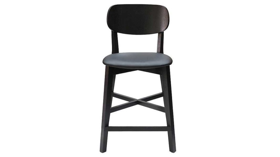 Chaise & Tabouret Miliboo Tabouret De Bar | Tabouret De Bar Noir H65 Cm Lucia