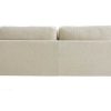 Canap & Fauteuil Miliboo Canap Design | Canap Scandinave 3 Places En Tissu Beige Naturel Et Bois Clair Vogue