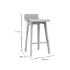 Chaise & Tabouret Miliboo Tabouret De Bar | Chaise De Bar Scandinave Bois Naturel H65 Cm Baltik