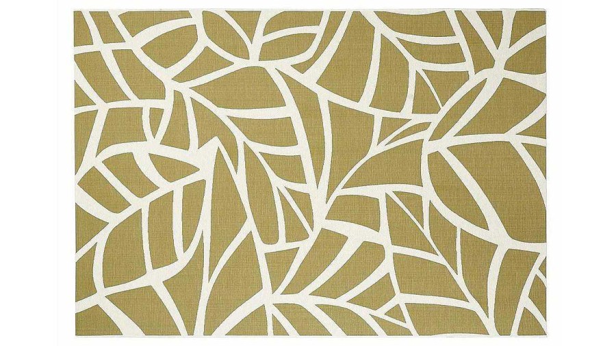 D Co Miliboo | Tapis Int Rieur Ext Rieur Blanc Cr Me Et Vert 123 X 180 Cm Garance