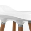 Chaise & Tabouret Miliboo Tabouret De Bar | Tabourets De Bar Scandinaves Blancs (Lot De 2) Gilda