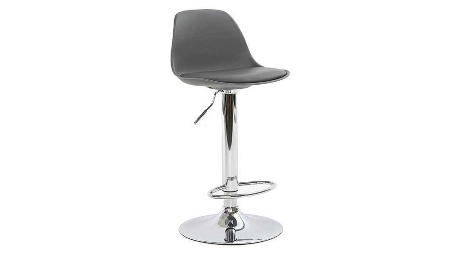 Chaise & Tabouret Miliboo Tabouret De Bar | Tabouret De Bar Design Gris Lot De 2 Steevy