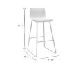 Chaise & Tabouret Miliboo Tabouret De Bar | Tabourets De Bar Design Blanc 76 Cm (Lot De 2) Ona