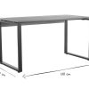 Bureau Miliboo Bureau Design | Bureau Industriel Bois Clair Ch Ne Et M Tal Noir L138 Cm Opal