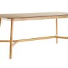 Table Miliboo Table Manger Fixe | Table Manger Vintage En Bois Clair L180 Cm Kara