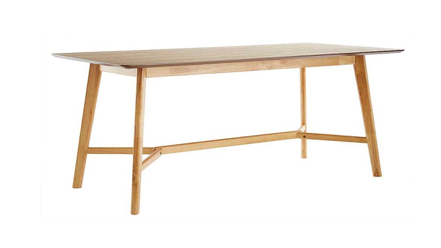 Table Miliboo Table Manger Fixe | Table Manger Vintage En Bois Clair L180 Cm Kara