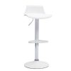 Chaise & Tabouret Miliboo Tabouret De Bar | Tabourets De Bar Design R Glables Blancs 360° (Lot De 2) Kronos