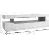 Rangement Miliboo Meuble Tv Design | Meuble Tv Design Blanc Et Bois L200 Cm Livo