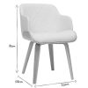 Chaise & Tabouret Miliboo Chaise Design | Chaise Design Blanc Et Bois Clair Lucien