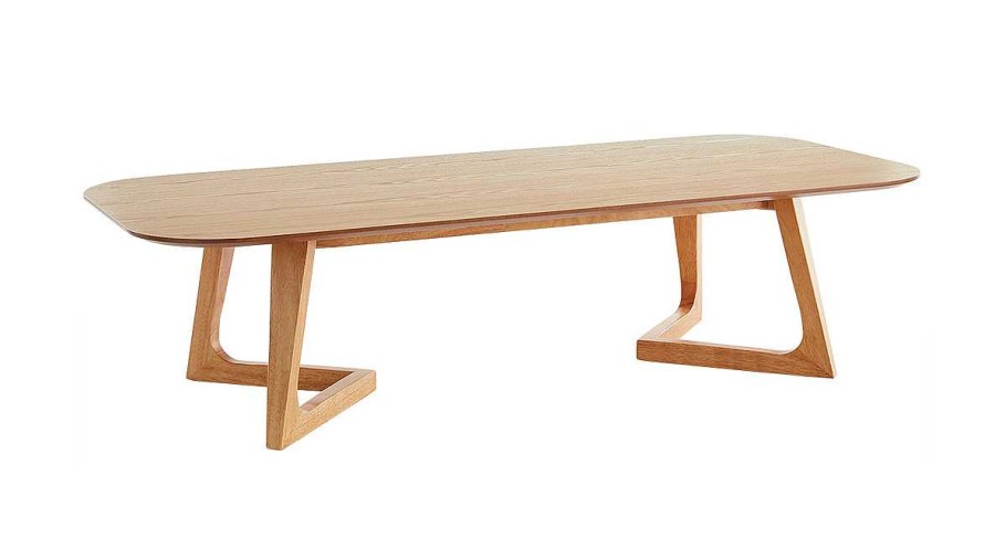 Table Miliboo | Table Basse Rectangulaire Scandinave Bois Clair L150 Cm Juke