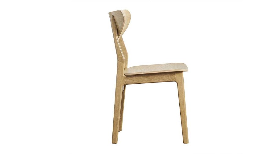 Chaise & Tabouret Miliboo Chaise Design | Chaises Scandinaves En Bois Clair Ch Ne Massif (Lot De 2) Maya