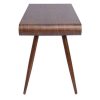 Bureau Miliboo Bureau Design | Bureau Avec Rangements 2 Tiroirs Vintage Bois Fonc Noyer L120 Cm Bjorg