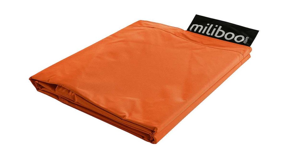 Canap & Fauteuil Miliboo | Housse De Pouf G Ant Orange Big Milibag