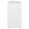 Bureau Miliboo | Biblioth Que Basse Finition Bois Blanc L140 Cm Epure