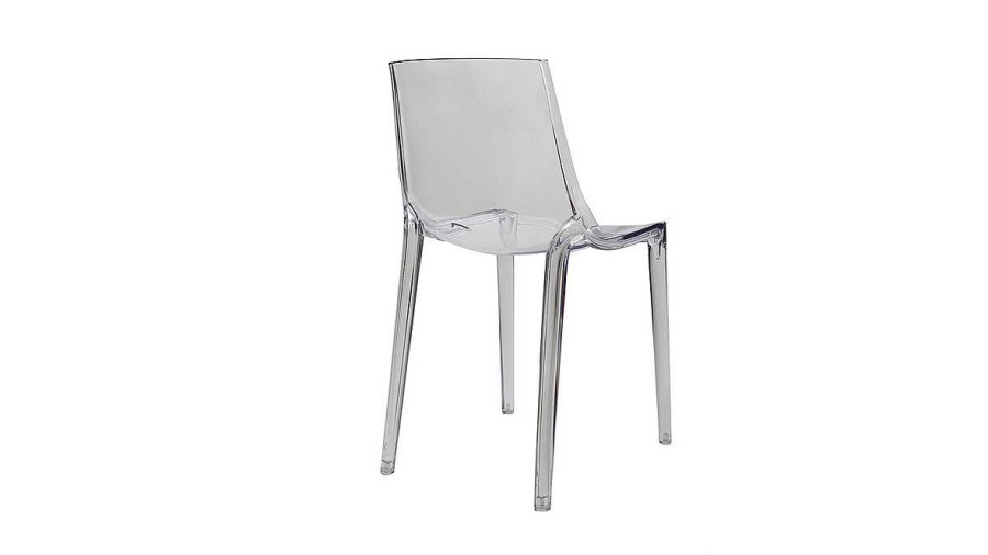 Chaise & Tabouret Miliboo Chaise Design | Chaises Design Empilables Transparentes Int Rieur - Ext Rieur (Lot De 2) Yzel