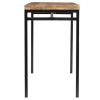 Table Miliboo | Table Haute Industrielle En Bois Manguier Massif Et M Tal Noir L115 Cm Ypster