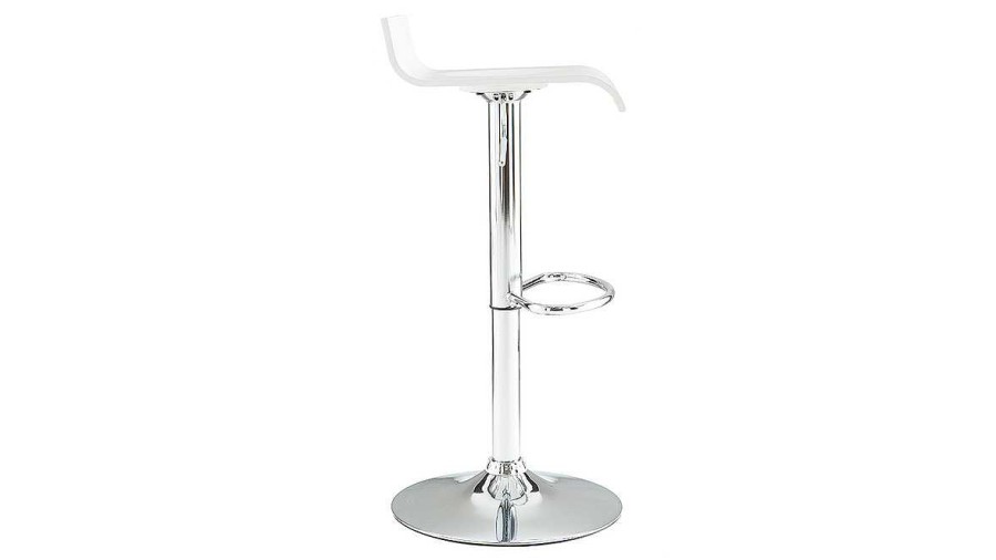 Chaise & Tabouret Miliboo Tabouret De Bar | Tabouret De Bar Design Blanc Surf V2