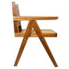 Chaise & Tabouret Miliboo Chaise Design | Chaise Vintage En Bois Teck Massif Et Cannage Rotin Jannie