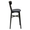 Chaise & Tabouret Miliboo Tabouret De Bar | Tabouret De Bar Vintage Noir H75 Cm Dove