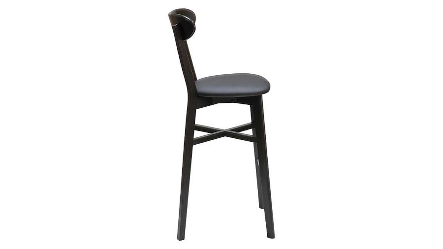 Chaise & Tabouret Miliboo Tabouret De Bar | Tabouret De Bar Vintage Noir H75 Cm Dove