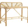 Bureau Miliboo Bureau Design | Bureau Ethnique En Rotin L120 Cm Galon